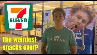 Trying Weird Snacks from 7/11 with My Friends!