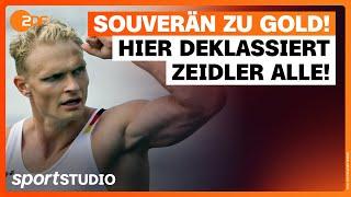 Oliver Zeidler holt Gold im Ruder-Einer | Olympia Paris 2024 | sportstudio