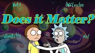 The Hidden Diversity in Rick and Morty
