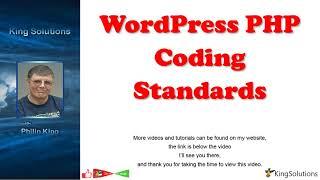 WordPress PHP Coding Standards