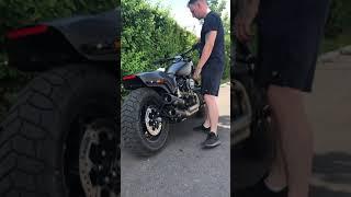 Fat Bob 114 new custom Harleydavidson jkill&hyde Klappenauspuff Exhaust sound check Startup