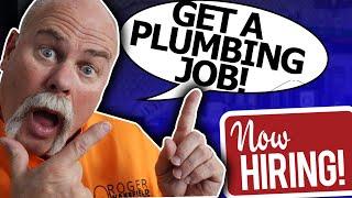 How To Get A Plumbing Job