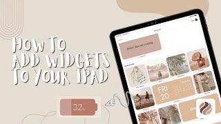 How to Add Widgets to Your Ipad Using Screenkit