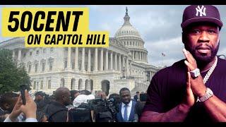 50 Cent at the U.S. Capitol on Business Policy