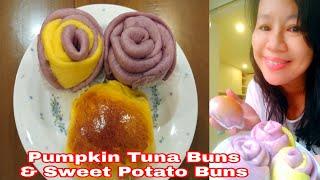 How To Make Pumpkin Tuna Buns And Sweet Potato Buns