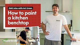 Odd Jobs - How to paint a kitchen benchtop