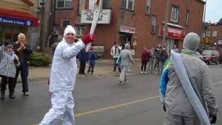 Mike Menard Carries the Olympic Torch