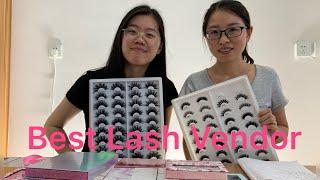 Eyelash vendor wholesale mink lashes and customs lash packaging boxes