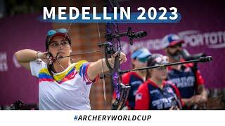 USA v Colombia – compound women team gold | Medellin 2023 World Cup S3