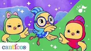 Canticos | Tres Pececitos se fueron a nadar / Three Little Fishies | Aprende Inglés | animados