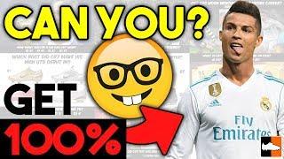 Do You Know Cristiano Ronaldo? CR7 Quiz Challenge!