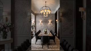 Dining room goals .This space is pure elegance! #interiordesign #diningroomdecor #homegoals