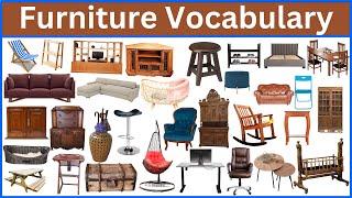 100 Essential Furniture Vocabulary || Unlocking the world of Furniture