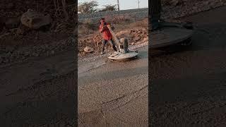 New concrete road work #construction#newroad#roadwork#concreteroad