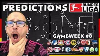 2022/23 Bundesliga - Matchday #8 Predictions