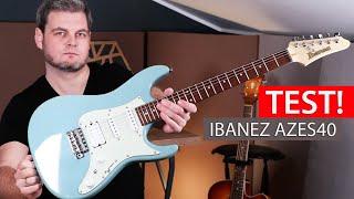 TEST: Gitara elektryczna IBANEZ AZES40-PRB | uptone.pl