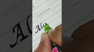 Alisha name #calligraphy #viral #writing #art #trending #creative #love #lettering #names #cursive