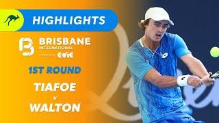 Frances Tiafoe v Adam Walton - Brisbane International Highlights | Wide World of Sports