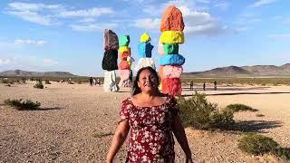 7 Magic Mountains , Desert Art in Nevada