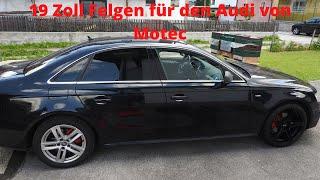 Der Audi A4 B8 bekommt 19 Zoll Alufelgen von Motec - Wie fahren sie sich?