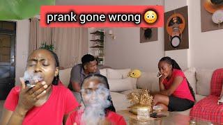 SMOKING  PRANK ON MY BOYFRIEND  (HE almost got wild)