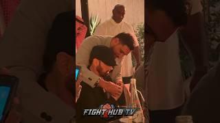 Amir Khan EMBRACES Eminem & gifts him watch!