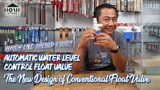 Which Automatic Water Level Control Float Valve should I use for my water tank?