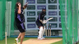 England cricket squad training ahead of start of first West Indies test match at lords 