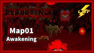 AWAKENING | Doom II: Resurgence [Ultra-Violence 100%] - Map01