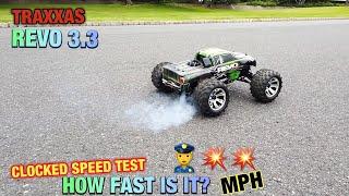 Traxxas REVO 3.3 Nitro RC speed Test  ||  How fast is the REVO 3.3  | RC NITRO TRUCK