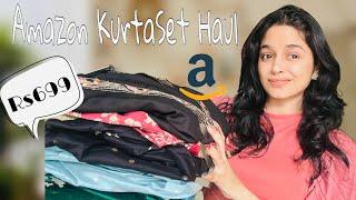 Affordable Kurtaset Haul Amazon| The Touchupgirl