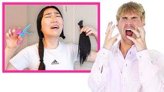 Hairdresser Reacts To Horrible DIY Haircut Fails