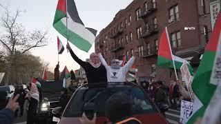 Thousands "Flood Bay Ridge for Gaza" in Brooklyn NYC