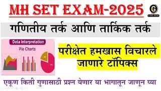 MH SET Exam 2025 | गणितीय तर्क आणि तार्किक तर्क |परीक्षेत हमखास विचारले जाणारे टॉपिक्स  |