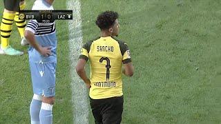 Jadon Sancho vs SS Lazio Friendly (12/08/2018)