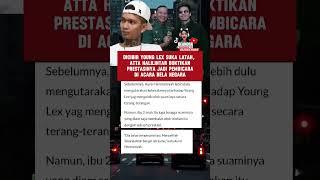 ATTA HALILINTAR DIClBlR YOUNG LEX LATAH BUKTIKAN PRESENTASI #attahalilintar #younglex #shorts #short