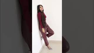 leather pants..so beutifull #shorts #ytshorts #kavindra