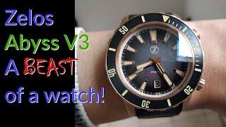 Zelos Abyss 3: a BEAST of a watch!