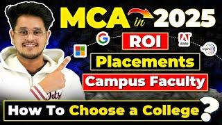 How To Choose MCA College in 2025MCA College Selection: Top 5 Key Tips #mca #mca2025 #mcacollege