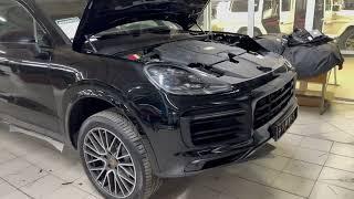 защита фар от кражи на примере Porsche Cayenne 2018+