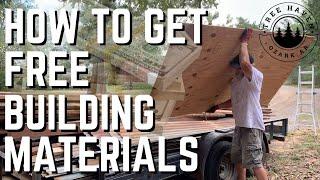 How To Get FREE Building Materials | Building with reclaimed materials | How To Build A Cheap House