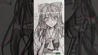 魔理沙だと    #東方 #霊夢 #魔理沙 #イラスト #二次創作 #shortvideo #shorts