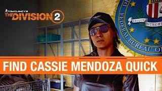 The Division 2 - How to Find Cassie Mendoza Vendor Quickly