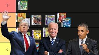 Trump, Biden, and Obama try to make a Pokemon Tier List