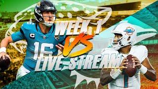 Jacksonville Jaguars Vs Miami Dolphins Week 1 Live Stream Reaction!