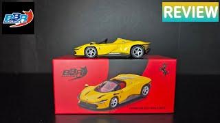 Perfection...  BBR Models 1/64 - Ferrari Daytona SP3 - Giallo Modena - REVIEW