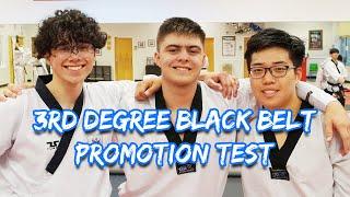 3rd Degree Black Belt Test at American Black Belt Academy Peachtree City