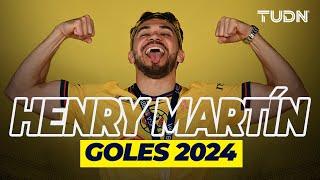 ¡Imperdibles goles de Henry Martín, el máximo goleador del América en el 2024! | TUDN