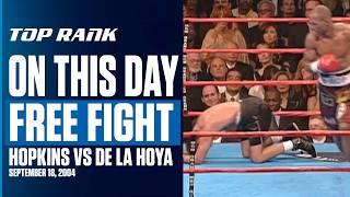 Hopkins Folds De La Hoya With INSANE Body Shot | ON THIS DAY | FREE FIGHT