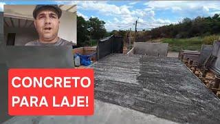 TRAÇO DE CONCRETO PARA LAJES...NA PRÁTICA!